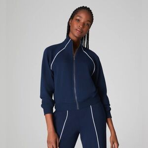 NWT - Spanx Airpique Track Jacket - Small